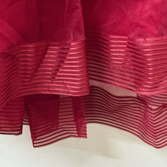 Elegant Kids Formal Dress in Rich Burgundy - Picture 8 of 13